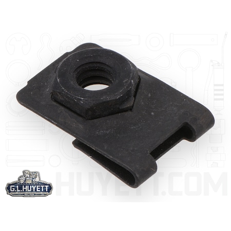 A Raymond Tinnerman U-Nut Retainer Scr Sz 1/4-20 J-TYPE P.O EFUR-C338921420-4/B